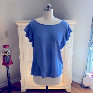 Lily Pulitzer Tee with Ruffle Skeeves